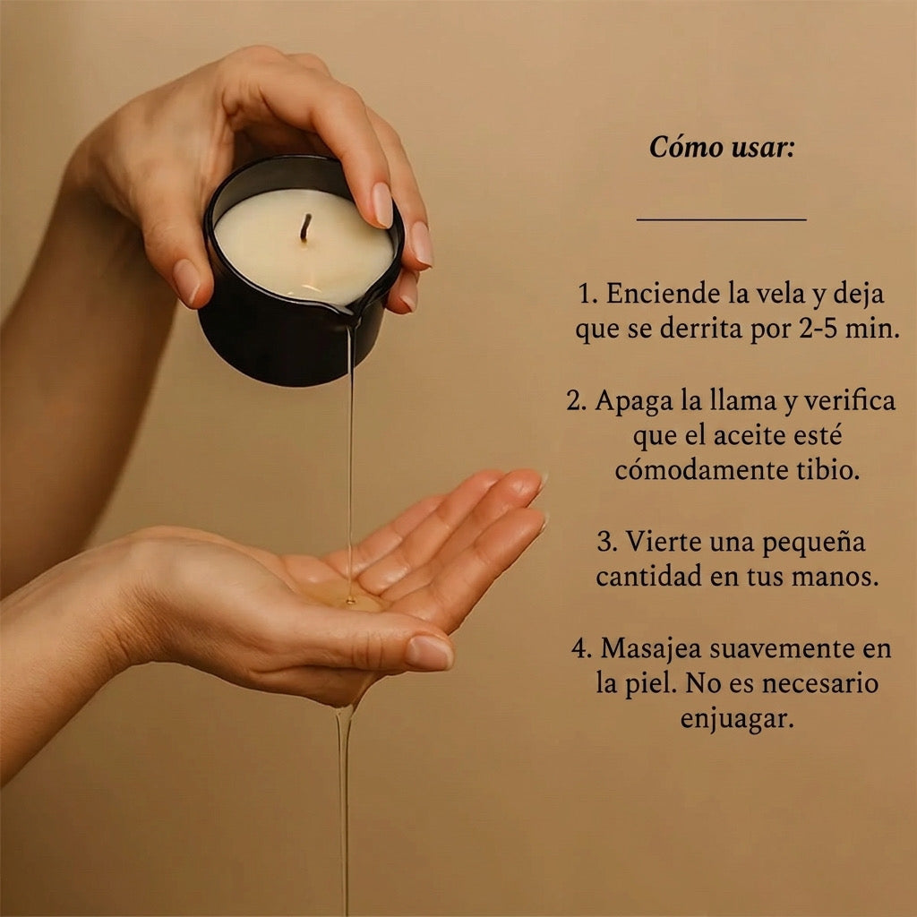 Vela para masaje