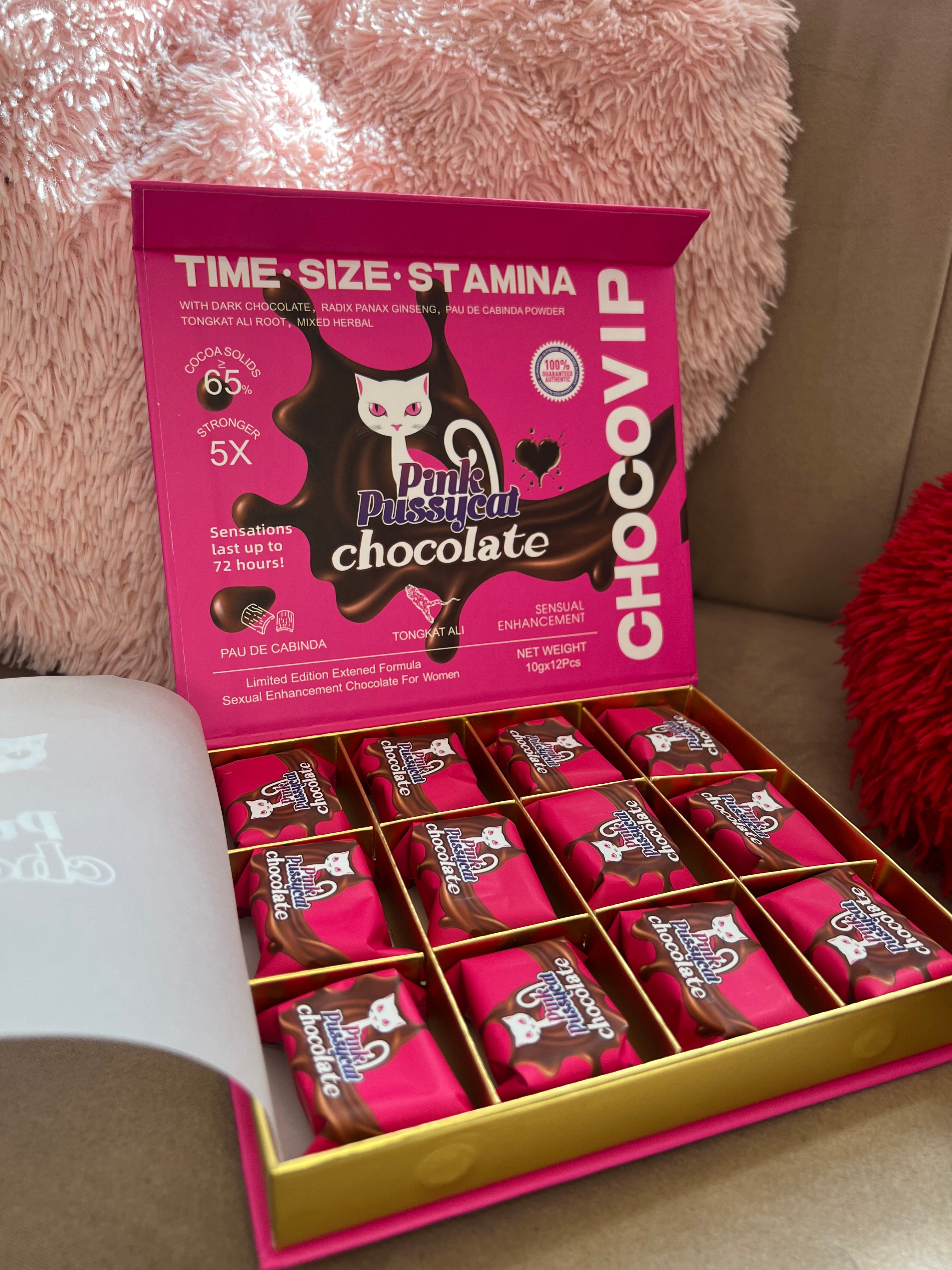 Pink Pussycat - Chocolate afrodisíaco