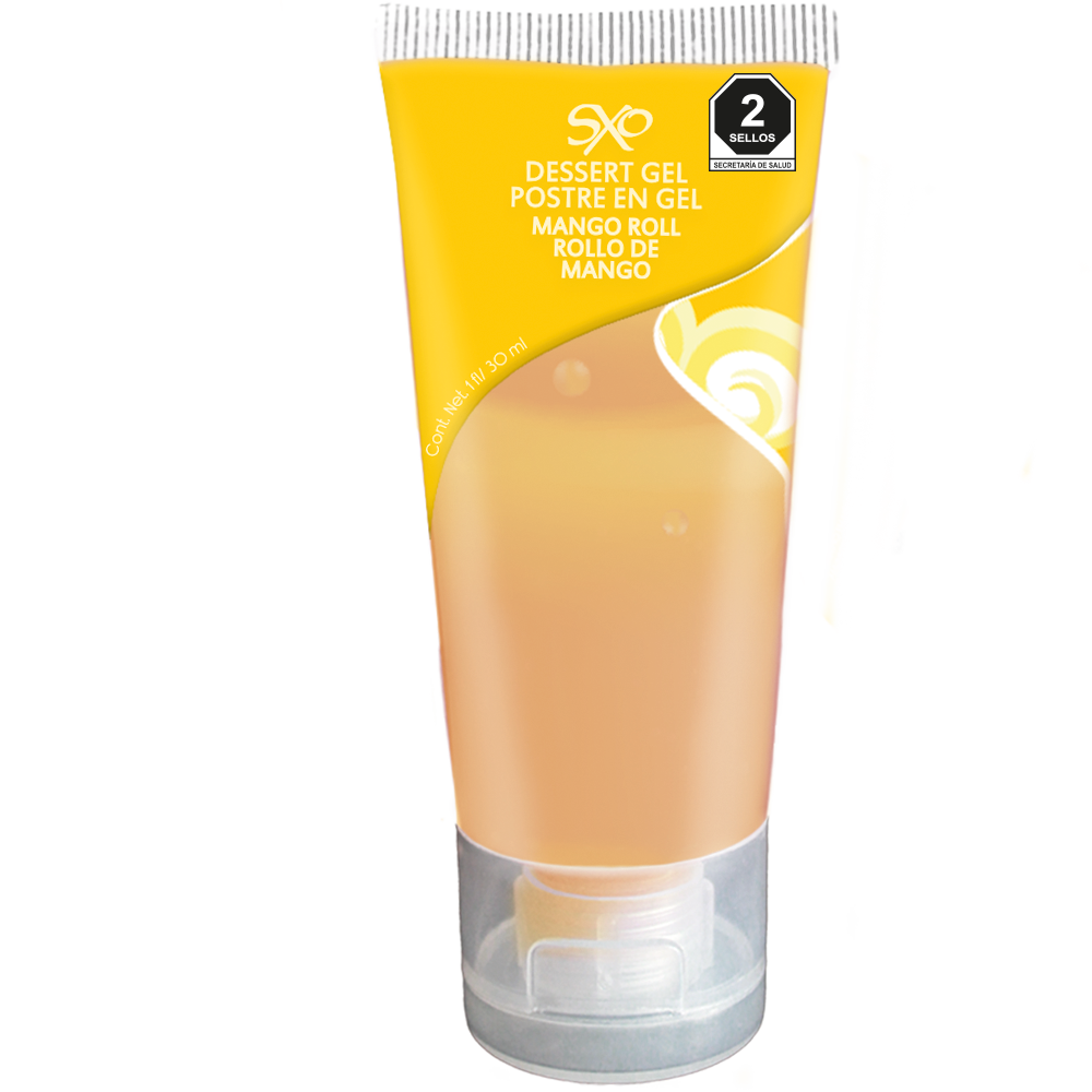 Postre en Gel - sabor Rollo de mango