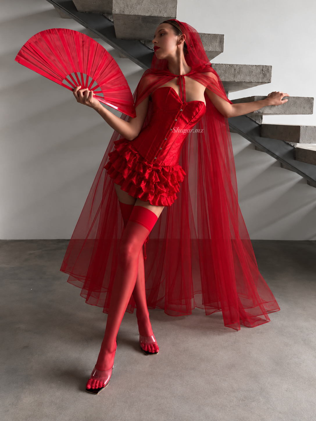 Rouge corset