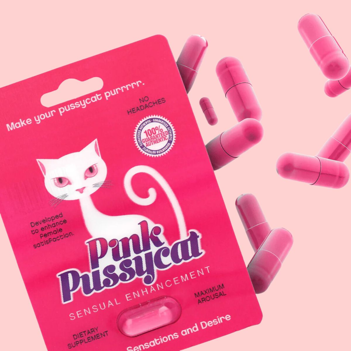 Pastilla estimulante Pink Pussy Cat