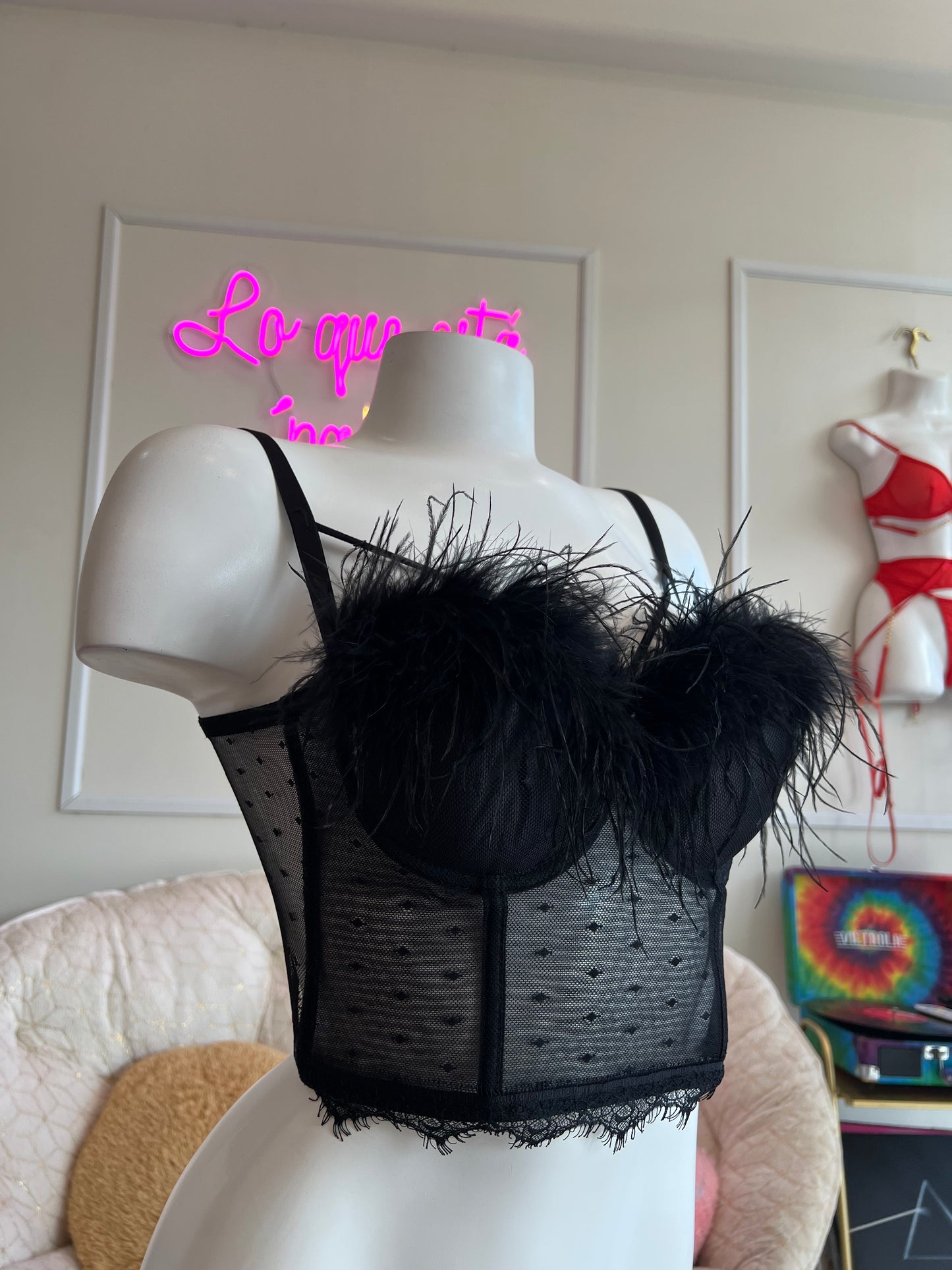 Bustier Black Swan