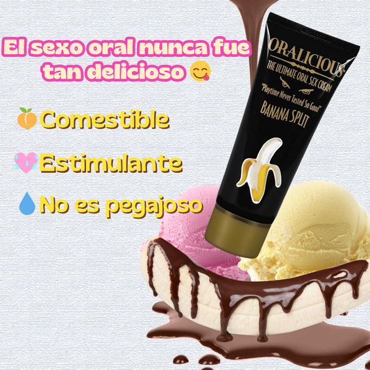 Oralicious crema para oral sabor Banana Split