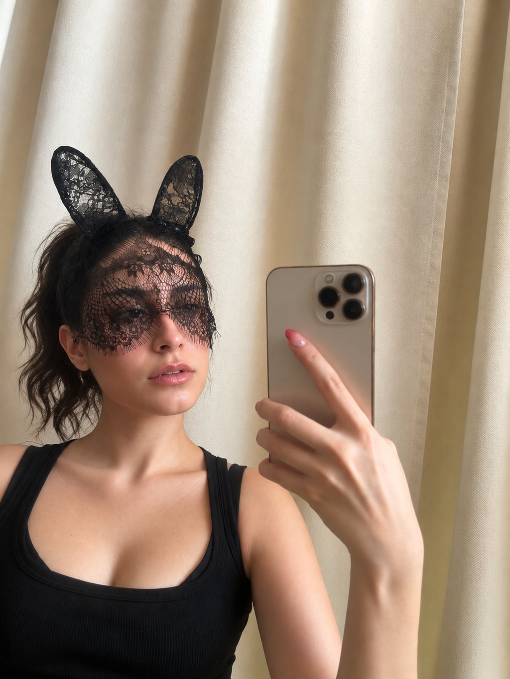 Lace kitty - orejas de gato