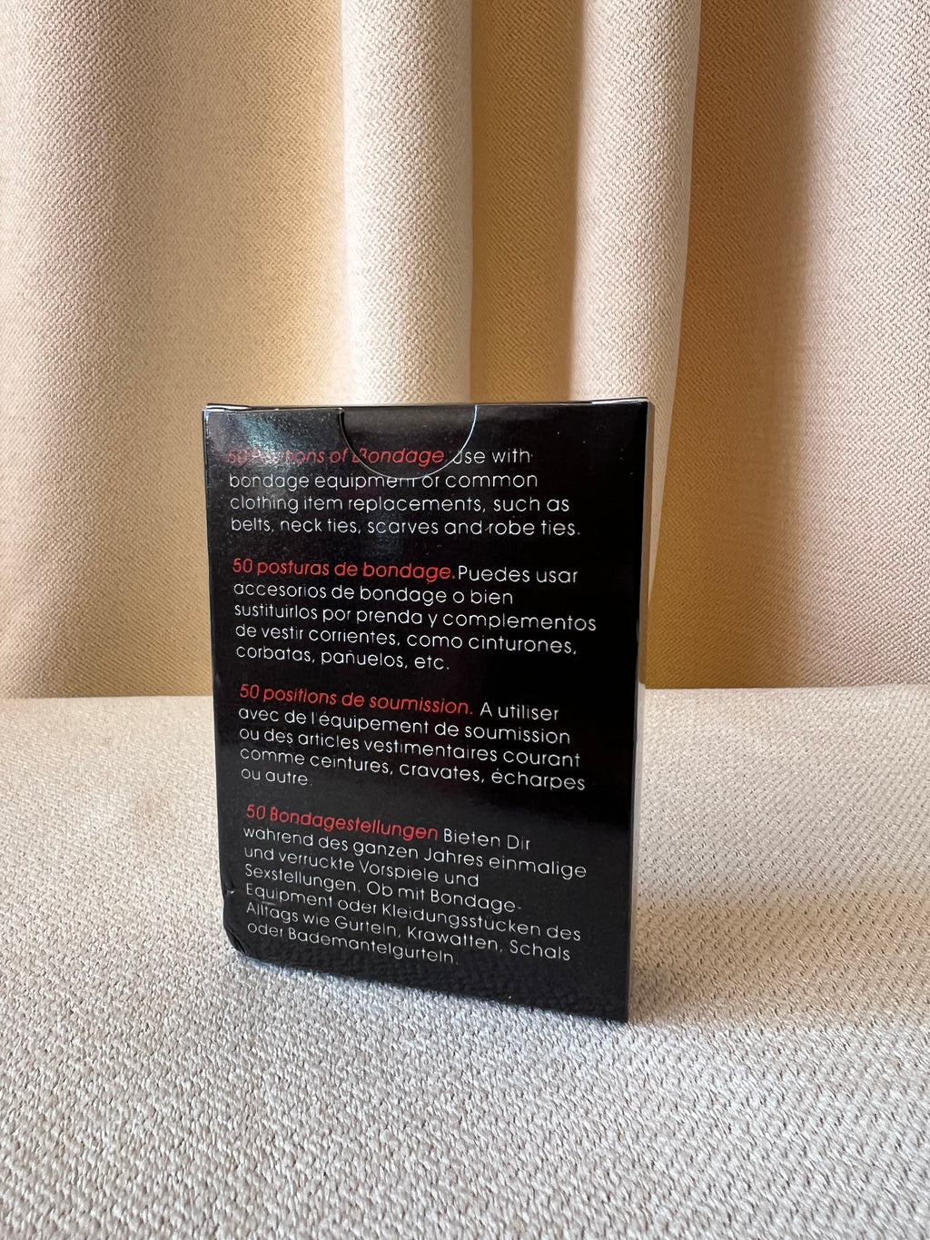 Juego de cartas - 50 posiciones de Bondage