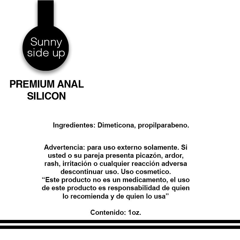 Lubricante Sunny Side Up Premium Anal 1 oz