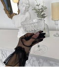 Guantes cortos negros