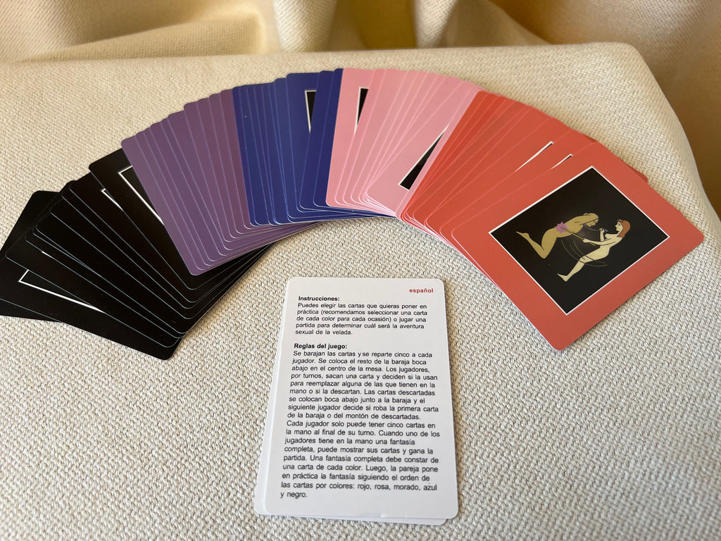 Juego de cartas - 50 posiciones de Bondage