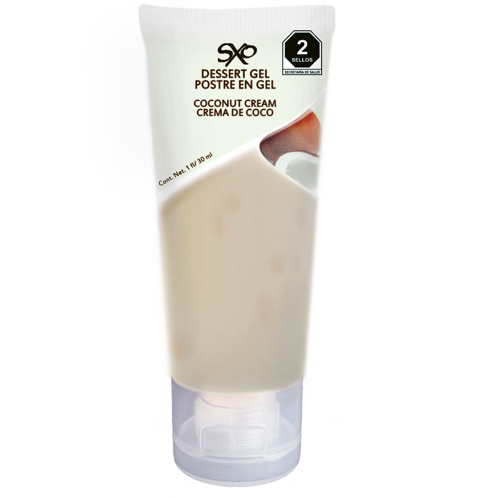 Postre en Gel - sabor Crema de Coco